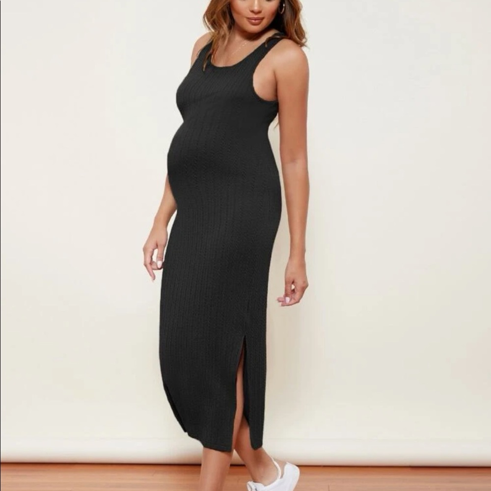 Maternity Rib Knit Dress - Picture 6 of 6